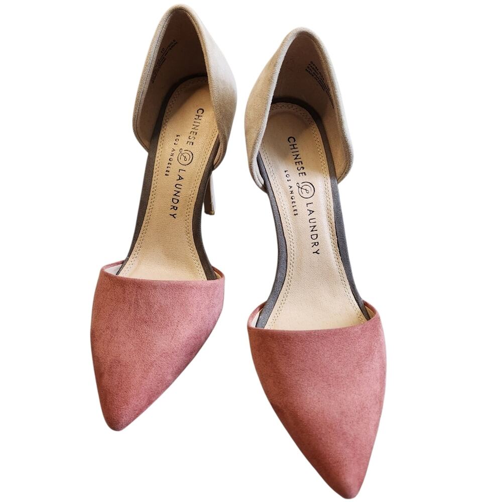 Chinese Laundry Stella D'orsay heels two-tone size 10